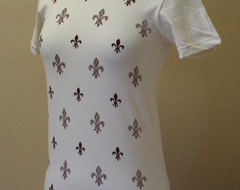 New Orleans Fleur de Lis Organic T Shirt