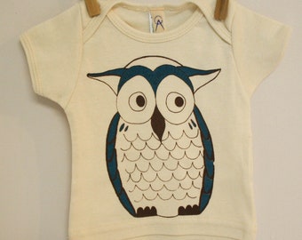 Blue Owl Baby Lap Tee Bio
