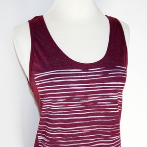 Washboard Cranberry Tank Top image 1