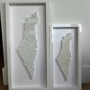 Mittelgroße Perlen-Israel Karte