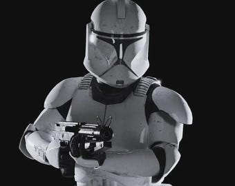 Modello 3D del soldato clone di fase 1