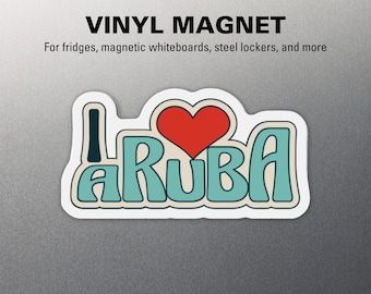 Aruba Fridge Magnet, Aruba Beach Magnets for Fridge, Aruba Decor, Aruba Vacation Magnetic Stickers, Aruba Souvenir, Aruba Trip, Aruba Gifts