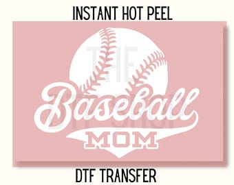 Baseball Mom DTF, Mama Baseball DTF Transfer, Baseball Mama DTF Transfer Ready to Press, Baseball , Sports Mama Dtf Transfer