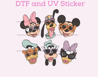 Disney Halloween Mickey and friends halloween Disney Halloween ready to press disney halloween dtf not so scary halloween cute disney mickey