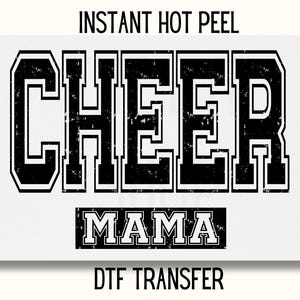 Cheer Mom DTF Transfer, Cheer Mom varsity letters DTF Transfer Ready to Press cheerleader mama Dtf, Spirt wear DTF Transfer, cheer mama dtf