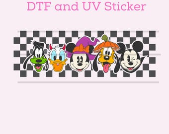 Disney Halloween Mickey and friends halloween Disney Halloween ready to press disney halloween dtf not so scary halloween cute disney mickey