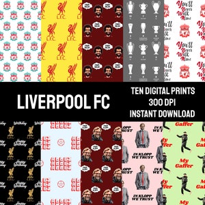 Fussball 1000 Kunstdrucke Geschenkpapier Pack | Nahtloses Muster | Fußball Fußball | Scrapbook Seiten | SOFORTIGER DOWNLOAD
