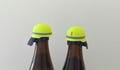 Firefighter helmet - beer mat, steel helmet bottle cap