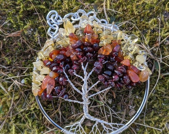 Autumn Colors Tree of Life Sun Catcher