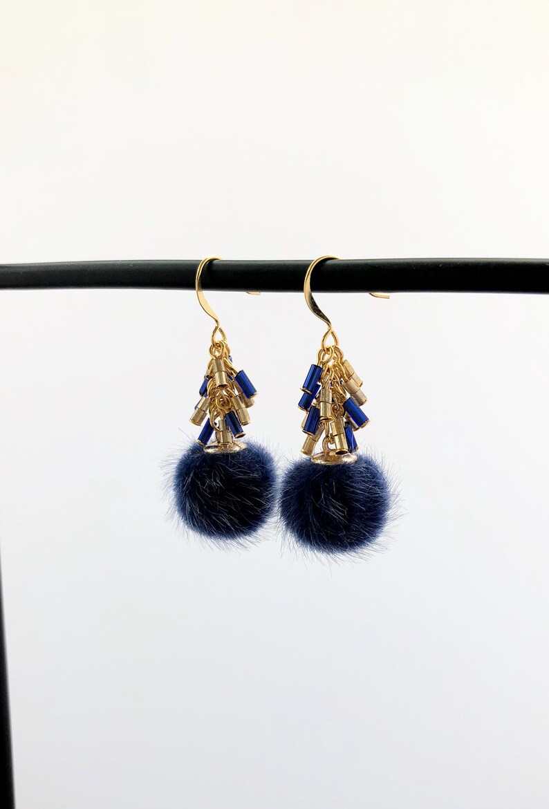 small purple hoop earrings