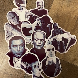 Classic monster sticker pack 2 horror