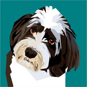 Australian Labradoodle Foundation Paper Pieced Quilt Block