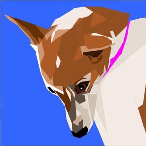Adorably Shy Dog Foundation Paper Pieced Quilt Block