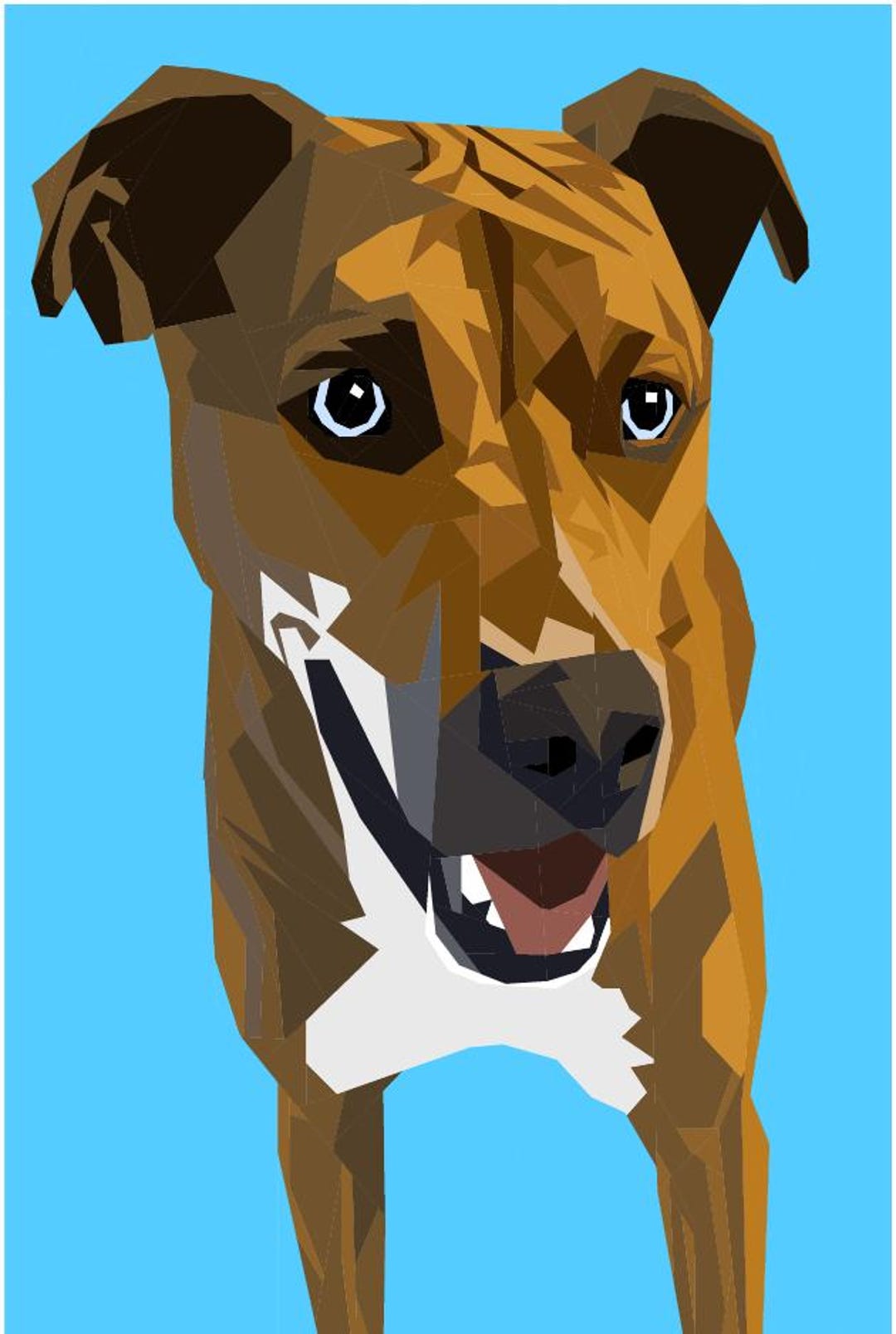 Lab Pit Mix Svg Lab Pitbull Mixed Breed Large Foundation Paper Pieced Quilt - Etsy