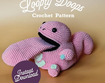 Gehaakt op Pokemon geïnspireerd bleppo-gekko-amigurumipatroon: leuk zakje pdf