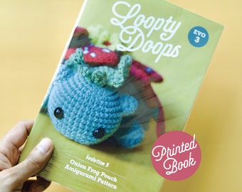 Op Pokemon geïnspireerde Onion Frog Evolution 3 gehaakt amigurumi-patroonboek