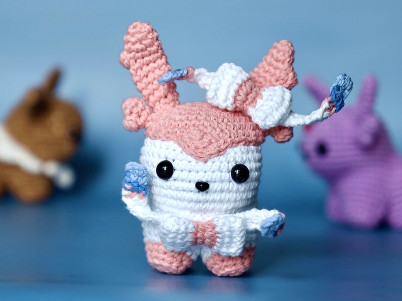 Eeveelutions Amigurumi Virkmönsterpaket, PDF-format bild 5