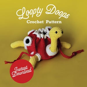 Pokemon inspirierte Schildkröte Amigurumi Häkelanleitung: Spaßbeutel PDF