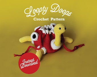 Gehaakt Pokemon-geïnspireerd wormig schildpad amigurumipatroon: leuk zakje pdf