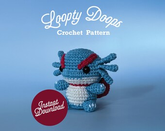 Pokemon Grumple Dragon PDF gehaakt amigurumipatroon