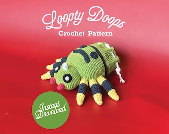 Gehaakt Pokemon-geïnspireerd Knuckle Spider Amigurumi-patroon: leuk zakje pdf