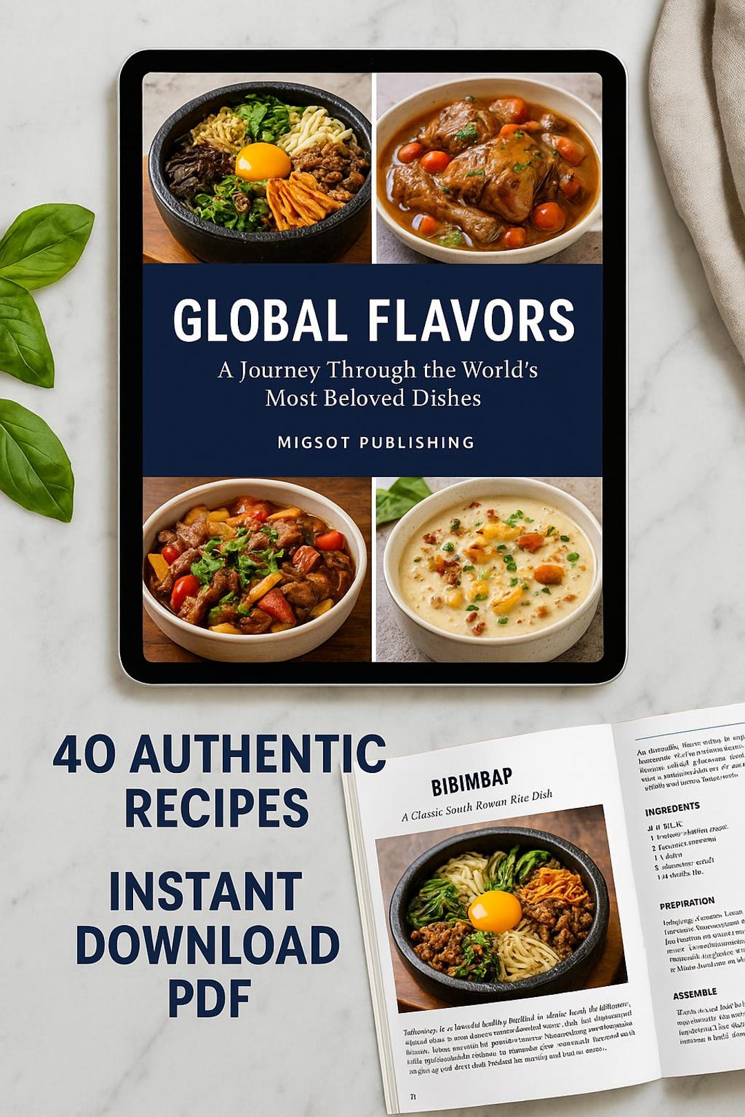 Global Flavors – A Journey Through the World’s Most Beloved Dishes - Etsy