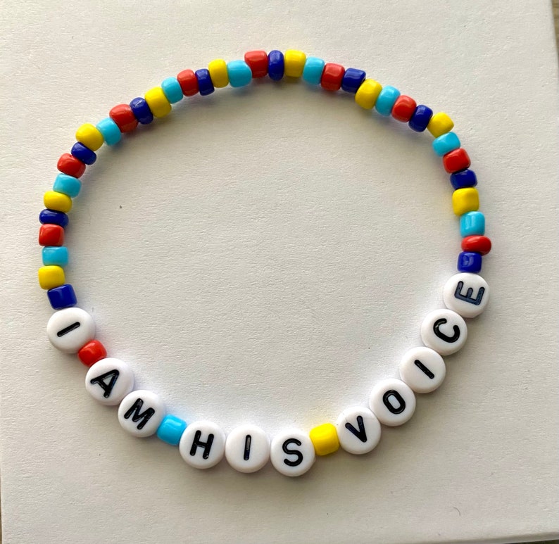 Autism Awareness Beaded Bracelet Set image 1