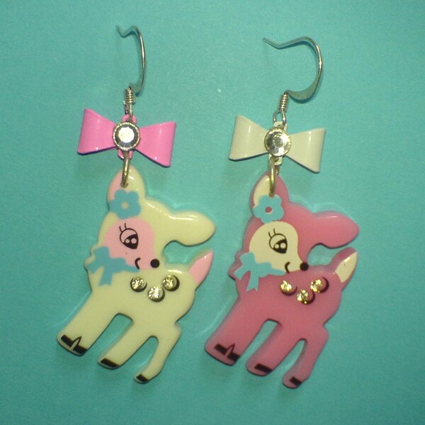 RESERVED - Do not buy - Kitsch Candy Fawn Earrings