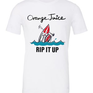 vintage Style Orange Juice Rip it Up Tee!