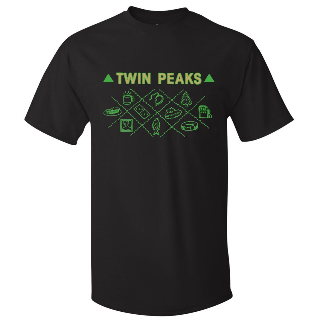 Twin Peaks Classic T-shirt! - Etsy Twin Peaks Classic T-shirt! - Etsy