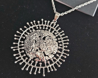 Tapio Wirkkala Full Moon Täysikuu Necklace - Vintage Silver Pendant Necklace in a Box