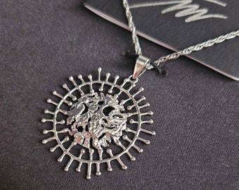Tapio Wirkkala Full Moon Täysikuu Small Necklace - Vintage Silver Pendant Necklace in a Box