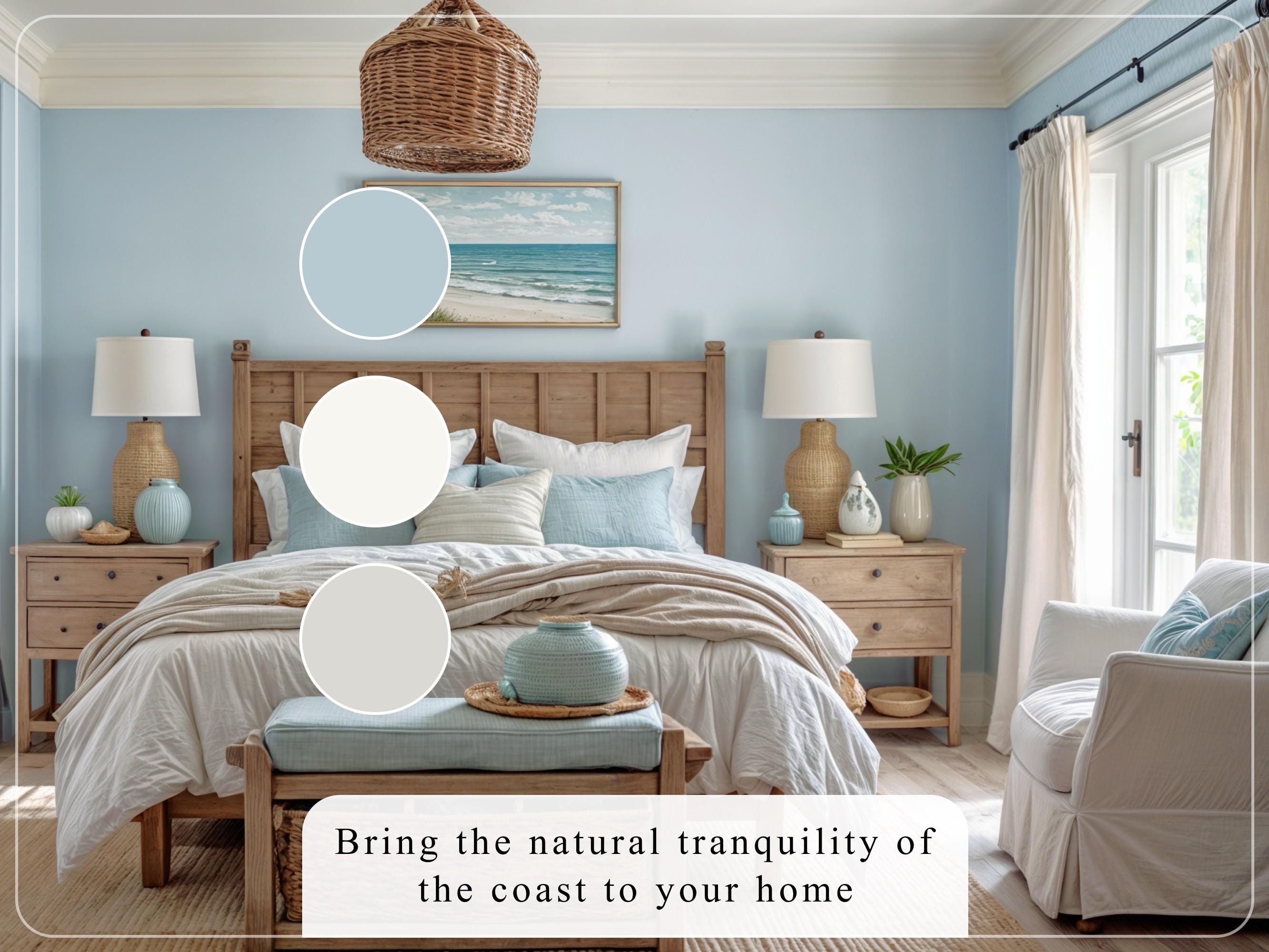 Coastal Farmhouse Home Paint Palette Sherwin Williams Complementary ...