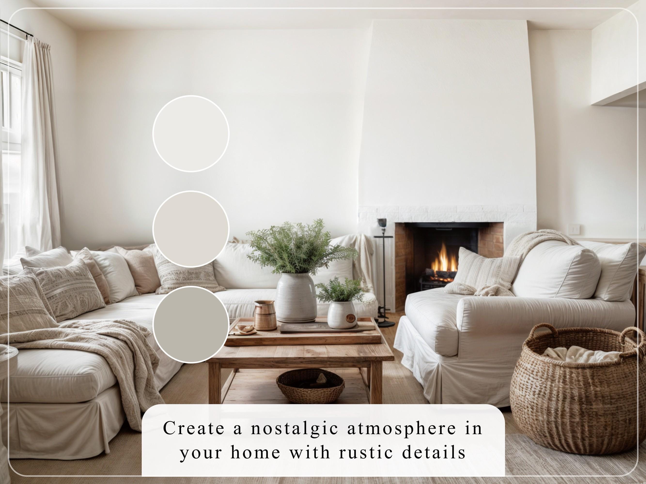 Traditional Farmhouse Home Paint Palette Sherwin Williams Whole House ...