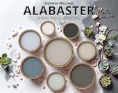 Alabaster Home Paint Palette Sherwin Williams Whole House Color Scheme Guide Trendy Interior Design Modern Neutral Farmhouse Cottage Country