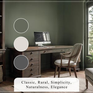 Traditional Farmhouse Home Paint Palette Sherwin Williams Whole House ...