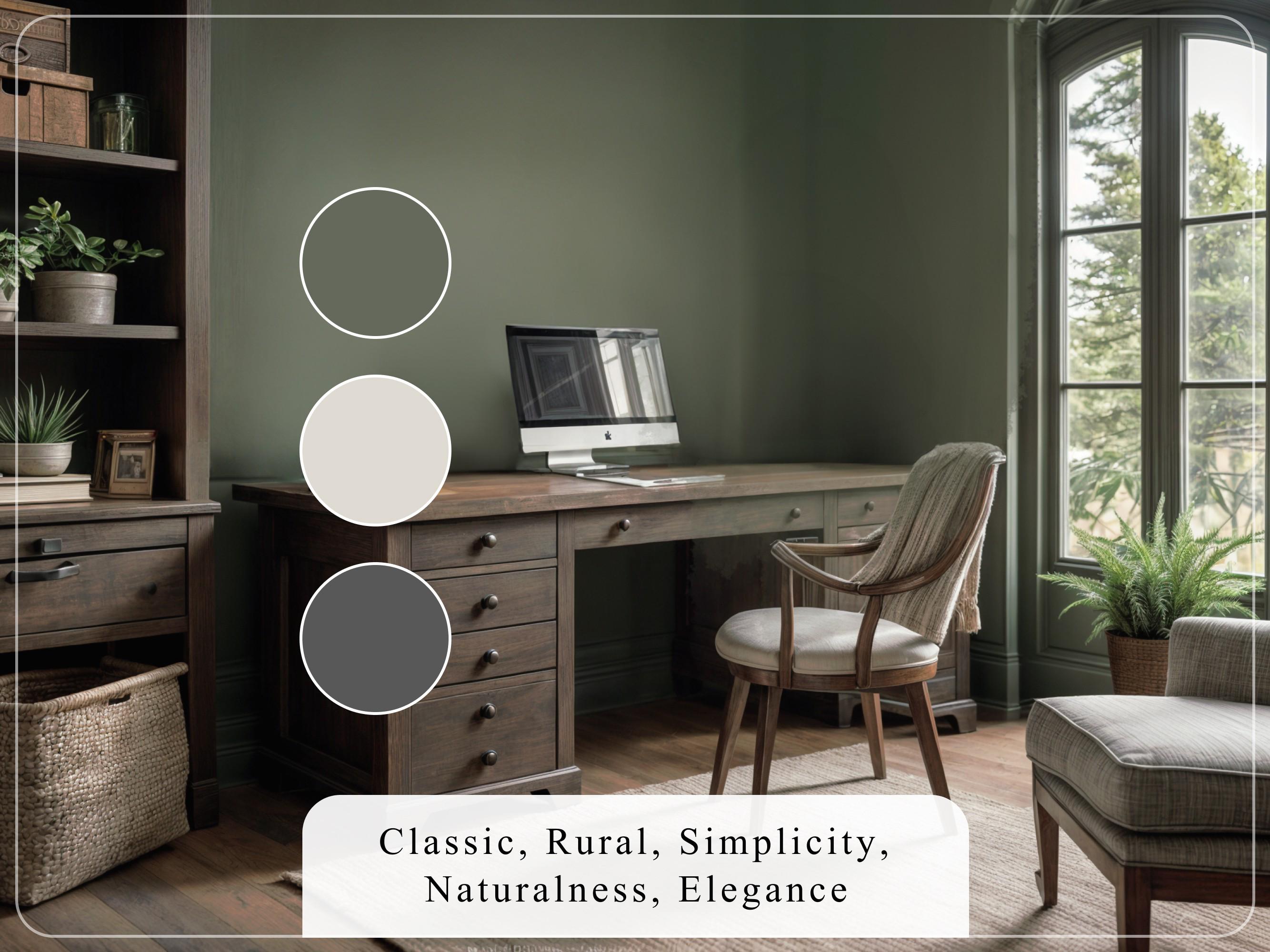 Traditional Farmhouse Home Paint Palette Sherwin Williams Whole House ...