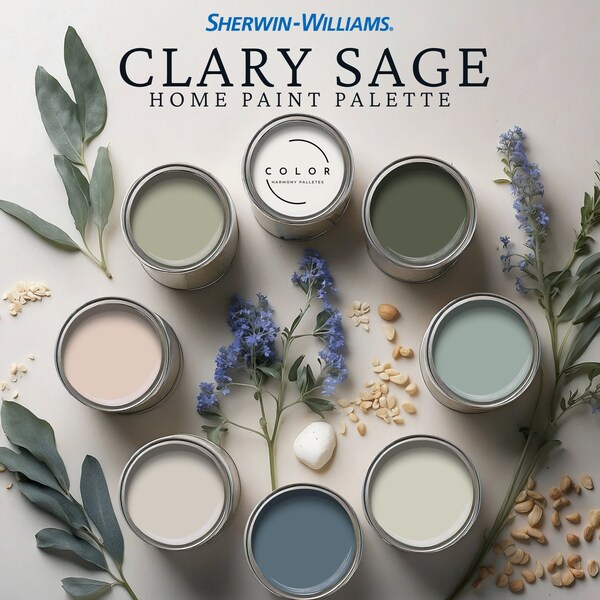 Sage Whole House Color Scheme Etsy