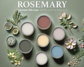 Rosemary Sherwin Williams Home Paint Palette Complementary Whole House Color Scheme Guide Farmhouse Interior Design Neutral Wall Trim Color