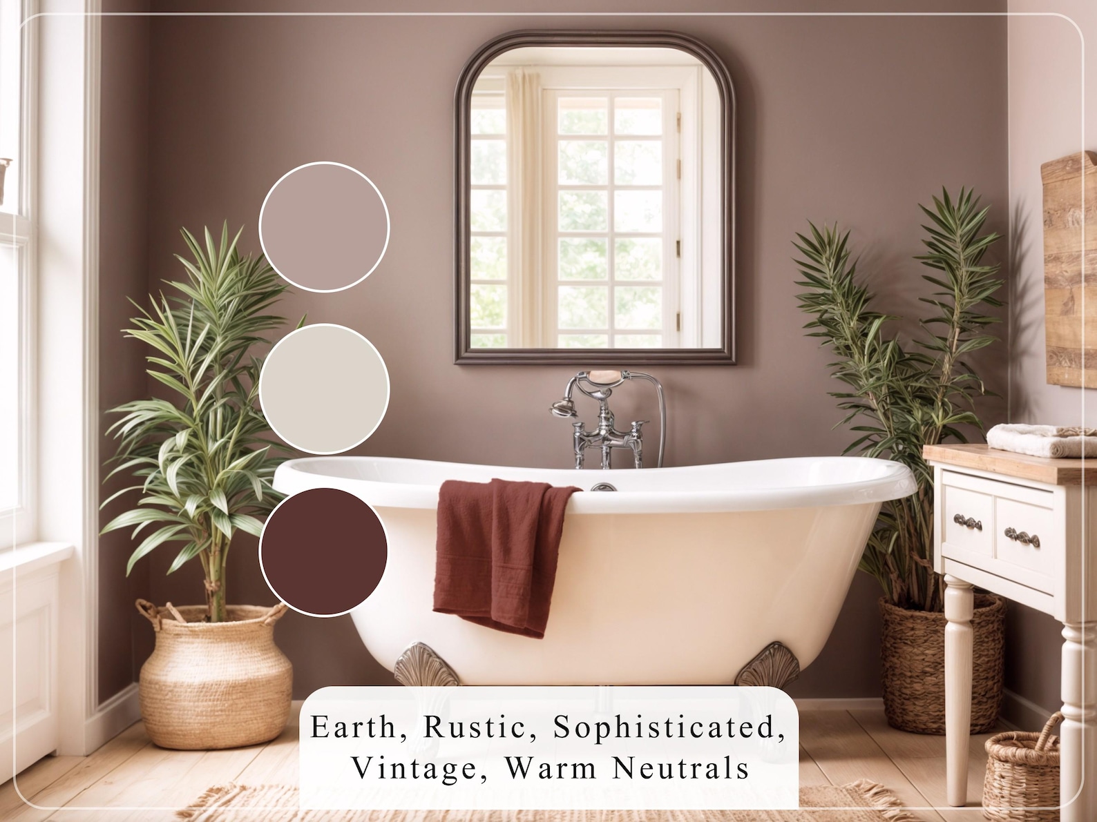 Modern Earth Tones Sherwin Williams Home Paint Palette Guide Whole ...