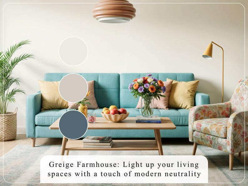 Sherwin Williams Greige Farmhouse Home Paint Palette Warm Neutrals ...