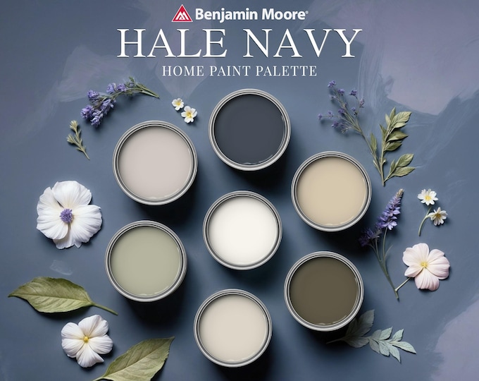 Hale Navy Color Palette | Modern Farmhouse Paint Colors | Whole House ...