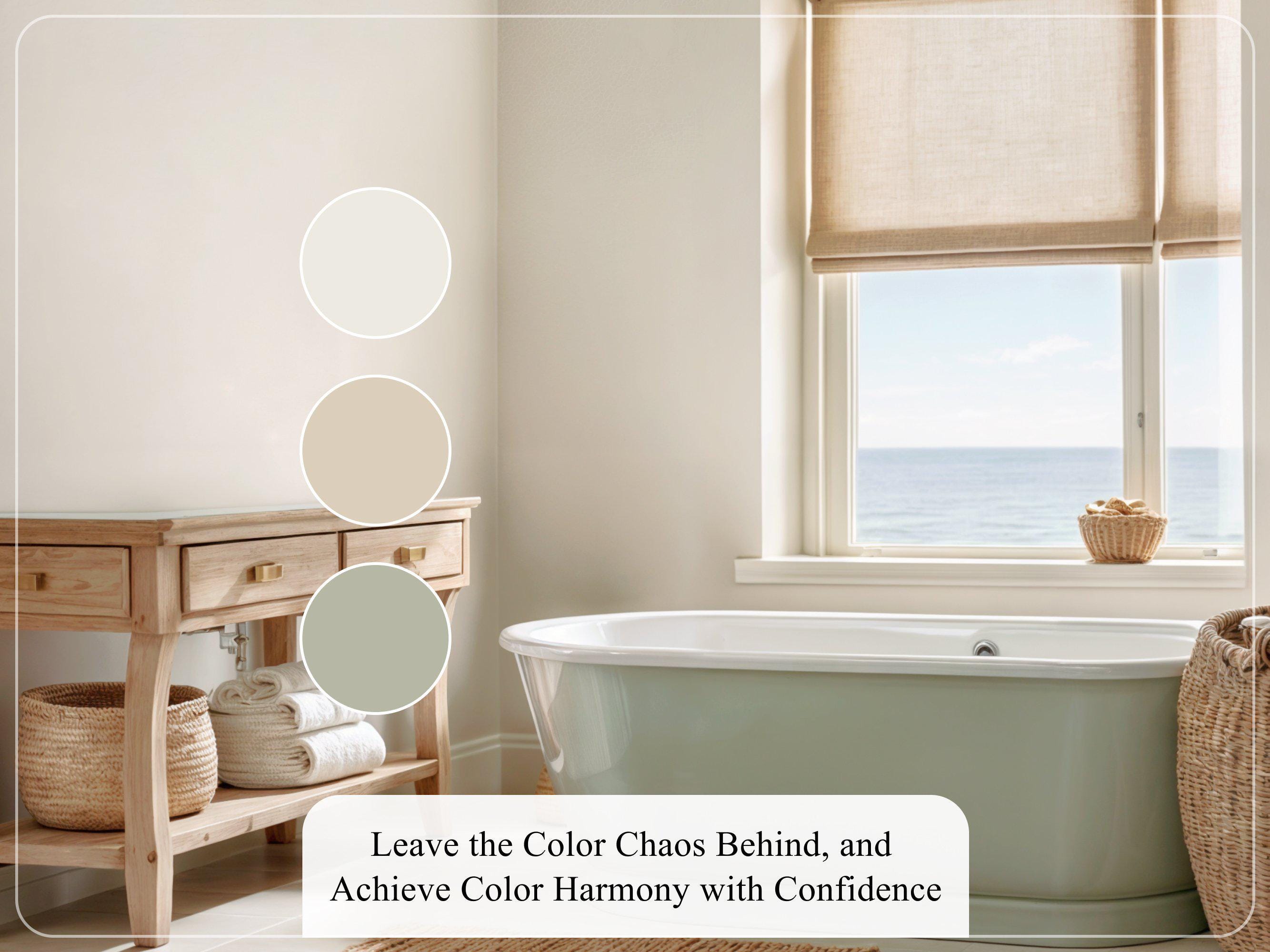 Swiss Coffee Benjamin Moore Home Paint Palette Complementary Whole ...
