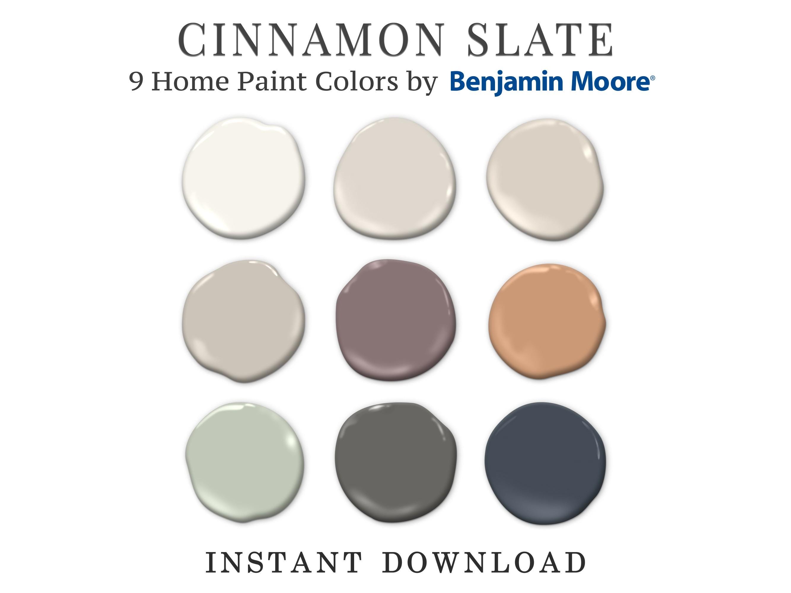 Cinnamon Slate Color of the Year 2025 Benjamin Moore Whole House Best ...