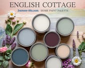 English Cottage Home Paint Palette Sherwin Williams Whole House Color Scheme Trend Interior Hues Design Modern Country Farmhouse Countryside