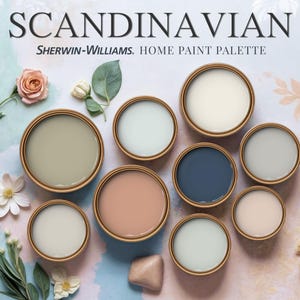 Scandinavian Home Paint Palette Sherwin Williams Whole House Decor Color Schemes Interior Design Modern Farmhouse Style Guide Minimalism