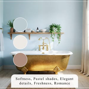 Cottagecore Home Paint Palette, Sherwin Williams 2025 Inspired, Whole House Color Scheme, Trendy Interior Design, Cottage Farmhouse Vibes image 5