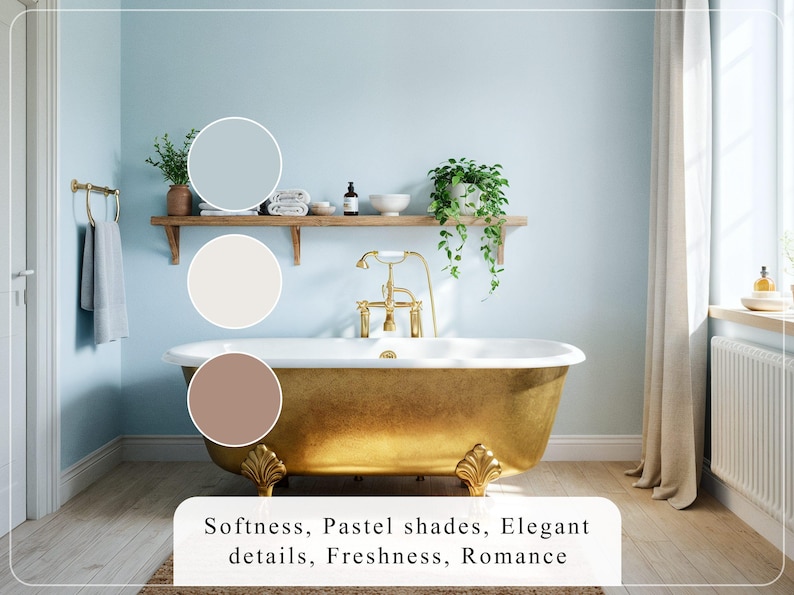 Cottagecore Home Paint Palette, Sherwin Williams 2025 Inspired, Whole House Color Scheme, Trendy Interior Design, Cottage Farmhouse Vibes image 5