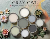 Gray Owl Benjamin Moore Home Paint Palette Color Sceme Guide Soft Tones Light Neutral Hues Living Room Cozy Modern Farmhouse Interior Design