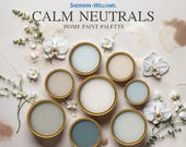 Calm Neutrals Home Paint Palette Sherwin Williams Whole House Wall Trim Decor Color Schemes Interior Design Modern Earthy Farmhouse Coastal
